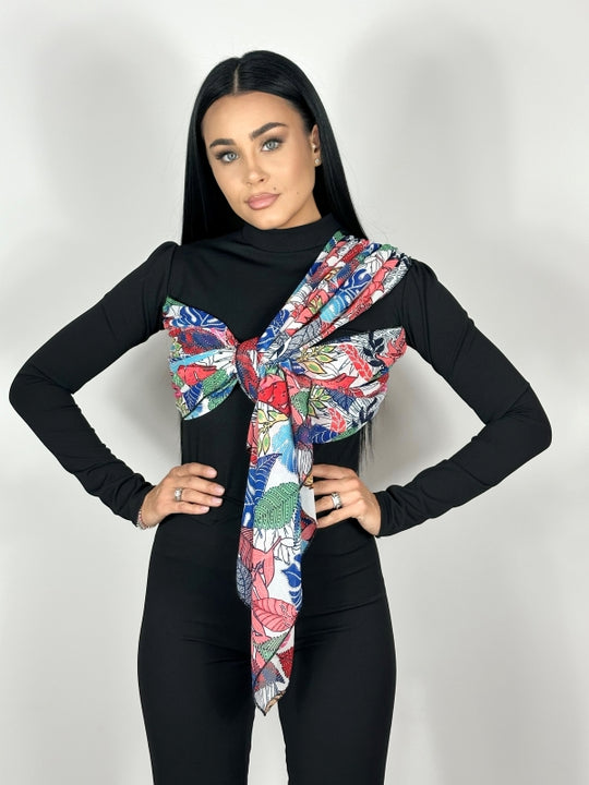 Bluza Cu Esarfa Spring Wrap