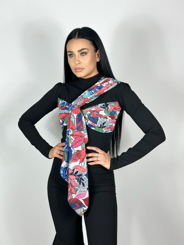 Bluza Cu Esarfa Spring Wrap