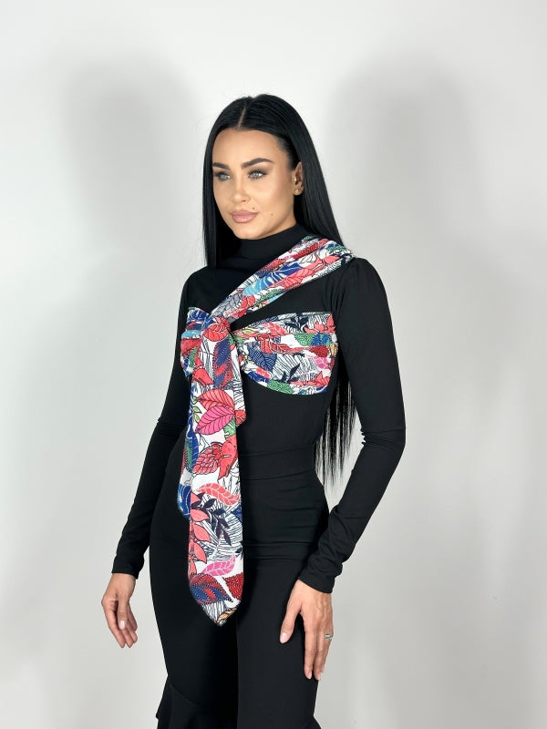 Bluza Cu Esarfa Spring Wrap