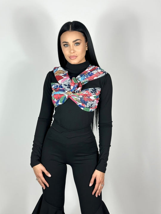 Bluza Cu Esarfa Spring Wrap