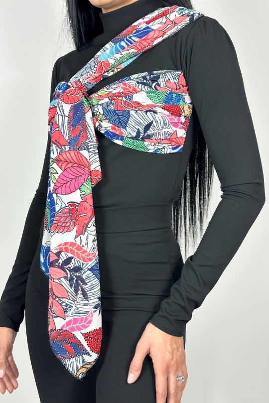 Bluza Cu Esarfa Spring Wrap