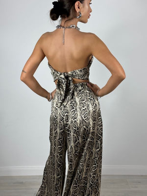 Compleu Camasa si Pantaloni Palazzo Snake
