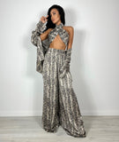 Compleu Camasa si Pantaloni Palazzo Snake