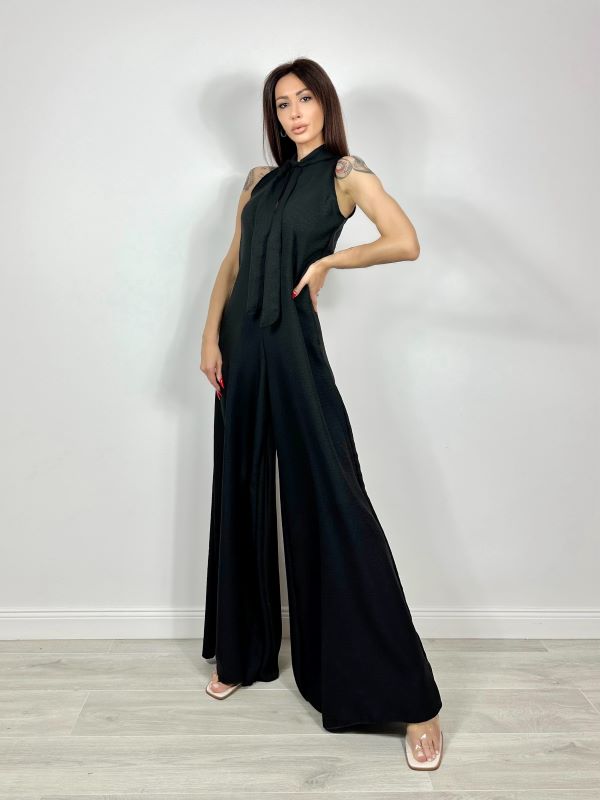 Salopeta Oversize Palazzo Black