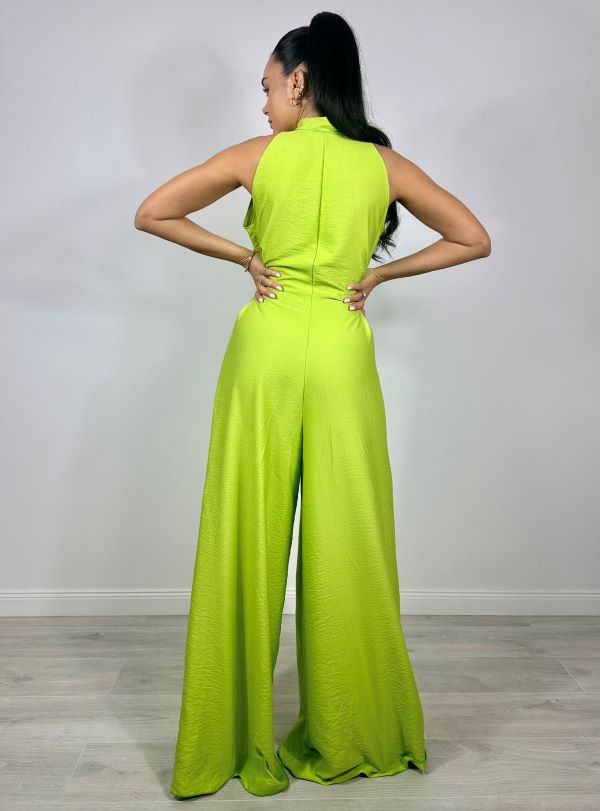 Salopeta Oversize Palazzo Lime