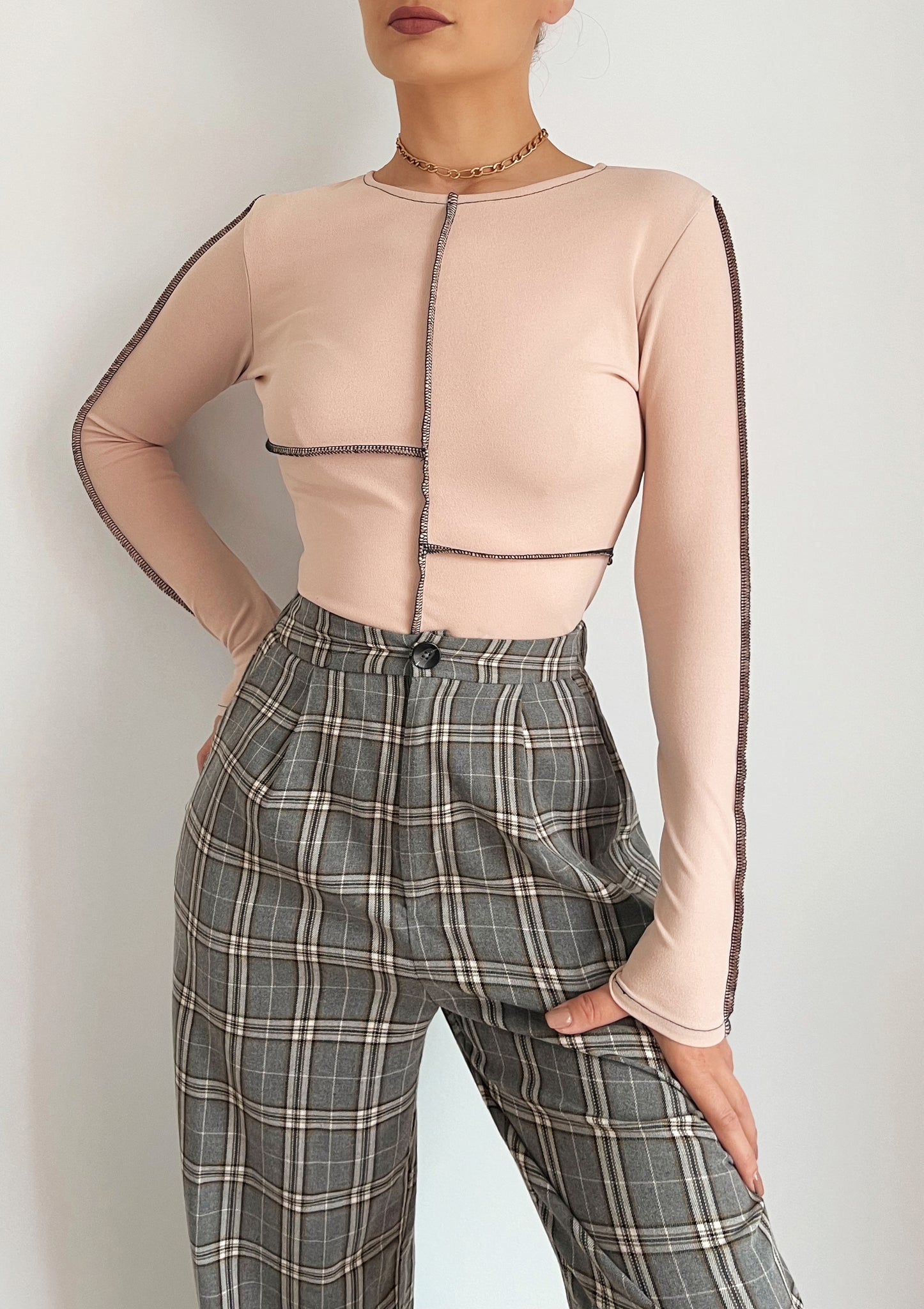 Bluza Aesthetic Cusaturi Multiple Nude