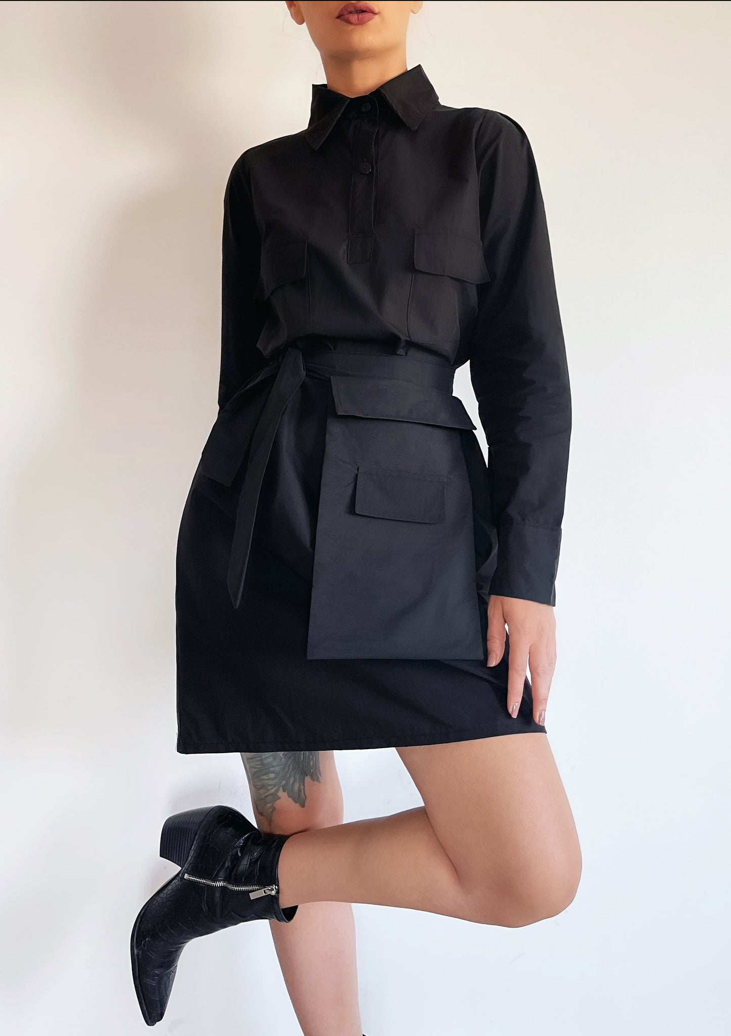 Rochie Tip Camasa Andromeda Neagra