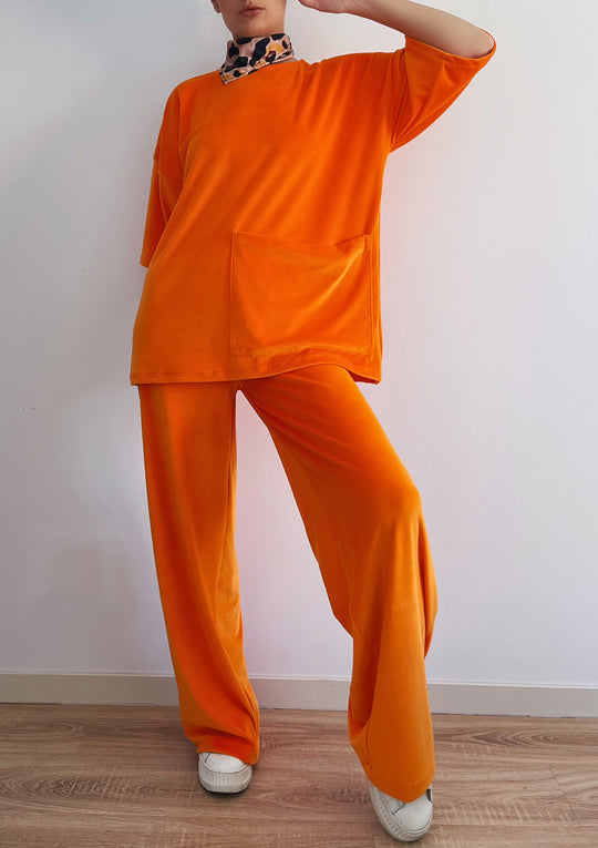 Trening Din Catifea Bright Orange