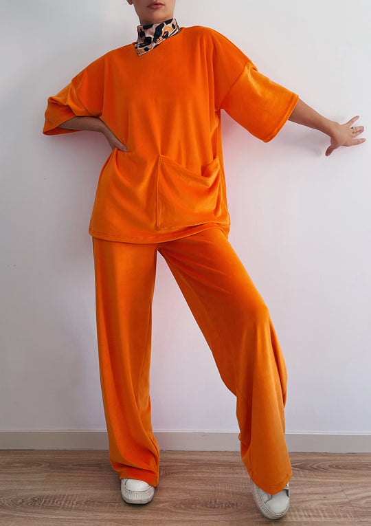 Trening Din Catifea Bright Orange